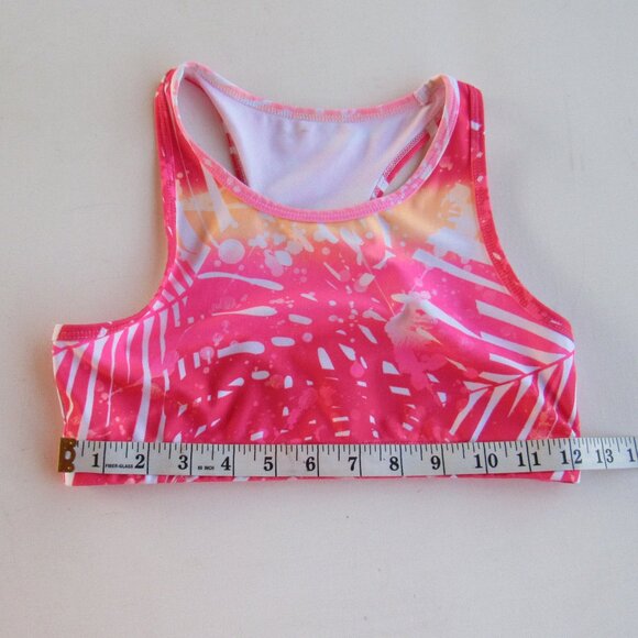 Xersion Quick Dry Girls Racerback Sports Bra Top Size L 14 Reg Pullover Head - Picture 5 of 5